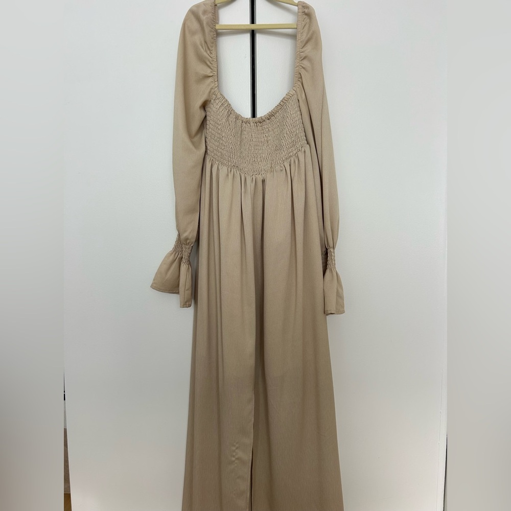 WeWoreWhat Beige Maxi Dress